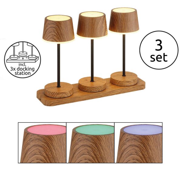 STOLNÍ LAMPA NA BATERIE 8.3/20 cm Globo - Venkovní světla, Online Only