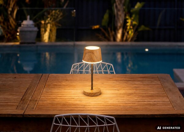 STOLNÍ LAMPA NA BATERIE 8.3/20 cm Globo - Venkovní světla, Online Only