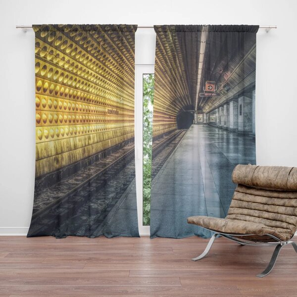 Sablio Závěs Pražské metro: 2ks 140x250cm