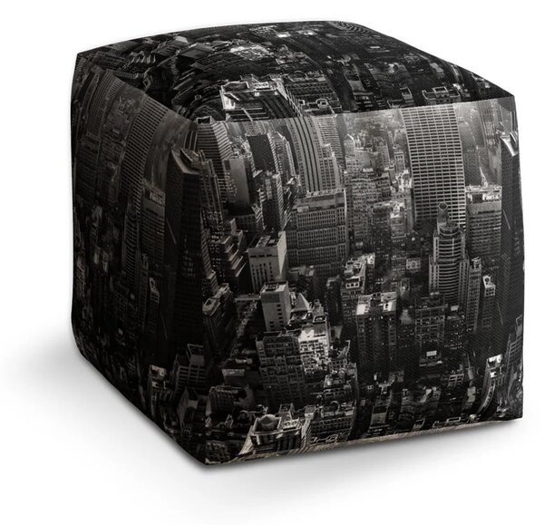 Sablio Taburet Cube Mrakodrapy 3 - 40x40x40 cm