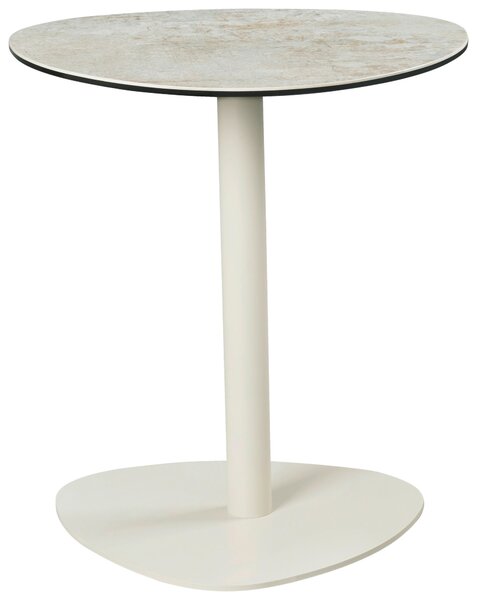 KONFERENČNÍ STOLEK, šedohnědá, šedobílá, kov, sklo, keramika, 50/50/54 cm Belluti - Konferenční stolky