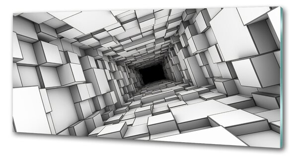 Panel do kuchyně Tunel z krychlí pksh-55216784