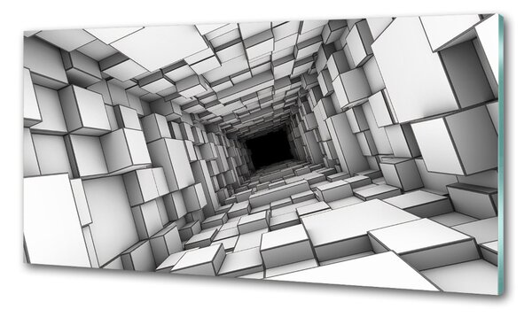 Panel do kuchyně Tunel z krychlí pksh-55216784