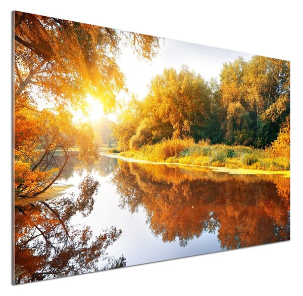 Panel do kuchyně Řeka na podzim pksh-55244592
