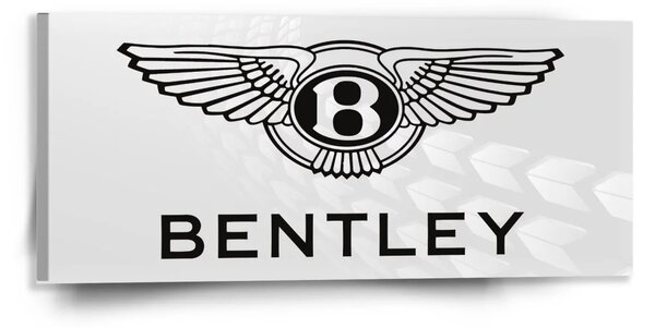Sablio Obraz Bentley na bílé - 110x50 cm