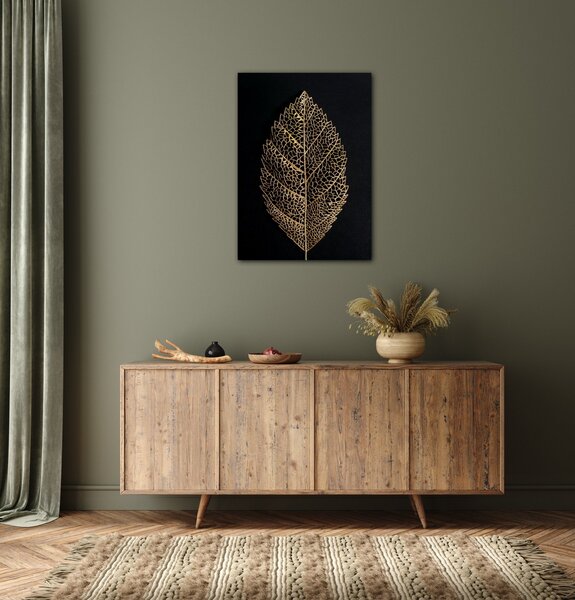 Impresi Obraz Zlatý list - 50 x 70 cm