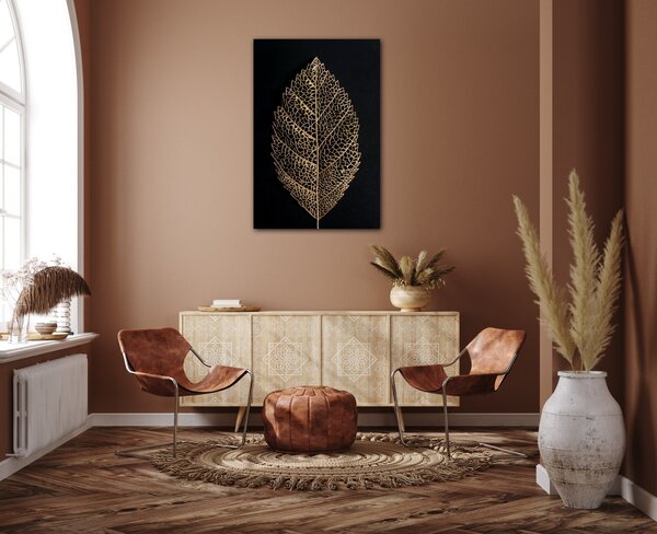 Impresi Obraz Zlatý list - 40 x 60 cm