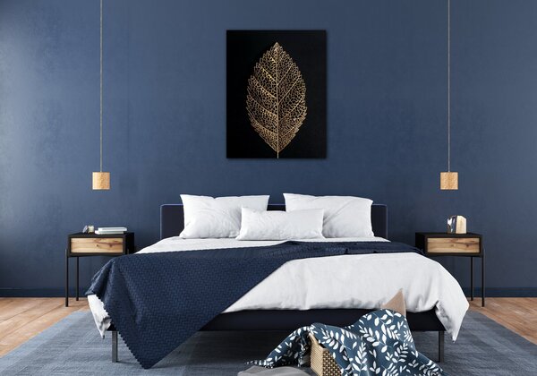 Impresi Obraz Zlatý list - 70 x 90 cm