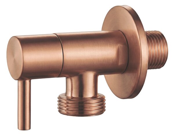Rea Rea, Rohový ventil 1/2" x 3/4" Brush Copper, REA-03601