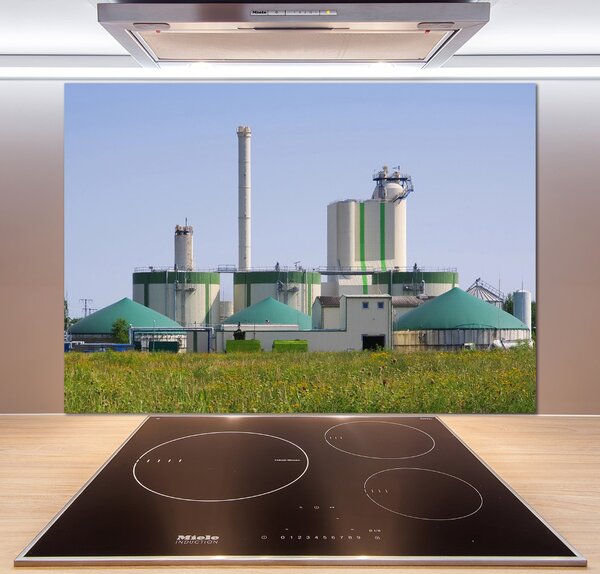 Dekorační panel sklo Bioplynová stanice pksh-55450466