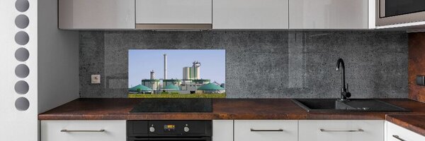 Dekorační panel sklo Bioplynová stanice pksh-55450466