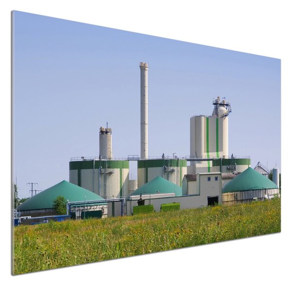 Dekorační panel sklo Bioplynová stanice pksh-55450466