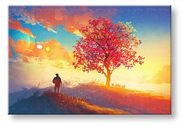 Obraz na stěnu ZÁPAD SLNKA_048-11 80X120 cm