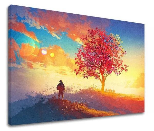 Obraz na stěnu ZÁPAD SLNKA_048-11 80X120 cm