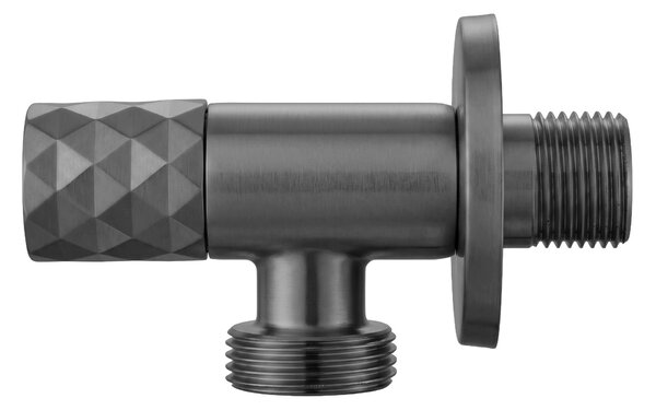 Rea Rea, Rohový ventil Diamond 03 1/2" x 3/4" Titan, REA-03620
