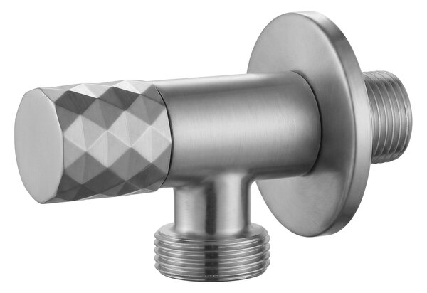 Rea Rea, Rohový ventil Diamond 03 1/2" x 3/4" Brush Nickel, REA-03621