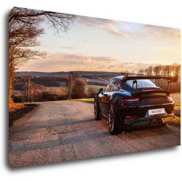 Impresi Obraz černé Porsche 911 - 50 x 30 cm
