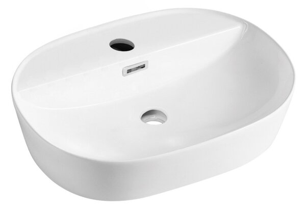 Mereo, Mereo Umyvadlo na desku s přepadem, Lota, 500x380x150 mm, oválné, keramické, MER-UC503815