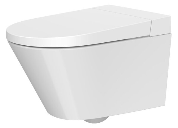 Mereo, Mereo WC s integrovaným elektronickým bidetem, RIMLESS, 592x380x430 cm, keramické, vč. sedátka, MER-VSD110S2