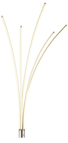 Stojací lampa LED 3000K matný nikl, opál IP20 GLOBO lighting BIZZY 59229N