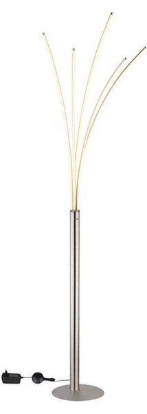 Stojací lampa LED 3000K matný nikl, opál IP20 GLOBO lighting BIZZY 59229N