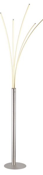 Stojací lampa LED 3000K matný nikl, opál IP20 GLOBO lighting BIZZY 59229N