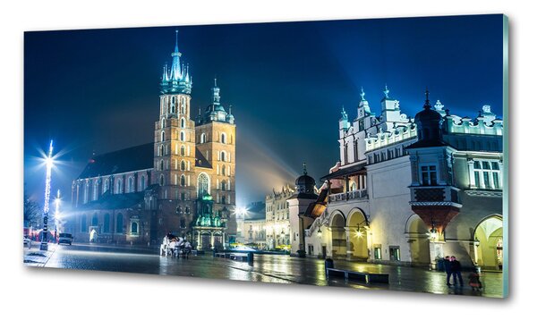 Dekorační panel sklo Krakov noc pksh-56831462