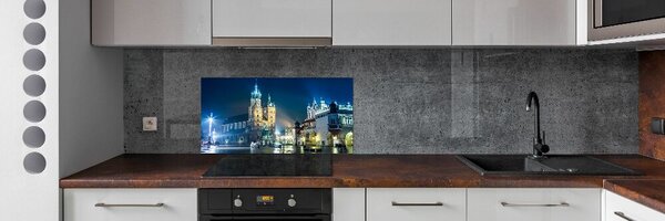 Dekorační panel sklo Krakov noc pksh-56831462