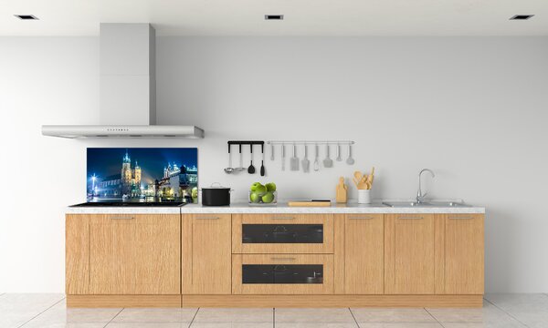 Dekorační panel sklo Krakov noc pksh-56831462