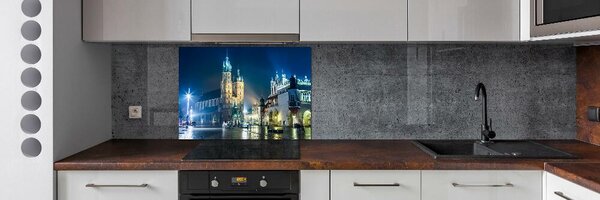 Dekorační panel sklo Krakov noc pksh-56831462