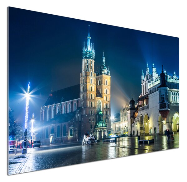 Dekorační panel sklo Krakov noc pksh-56831462
