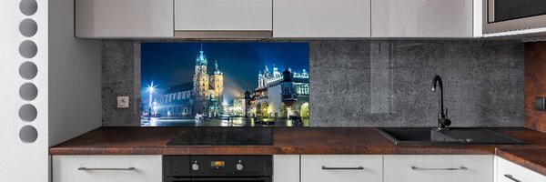 Dekorační panel sklo Krakov noc pksh-56831462