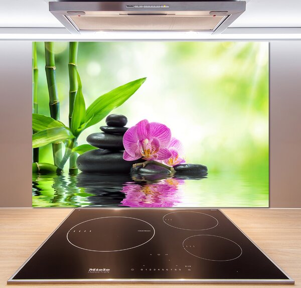 Skleněný panel do kuchynské linky Orchidej pksh-57168498