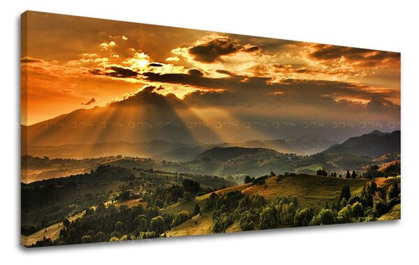 Obraz na stěnu PANORAMA KRAJINA - 30x60 cm
