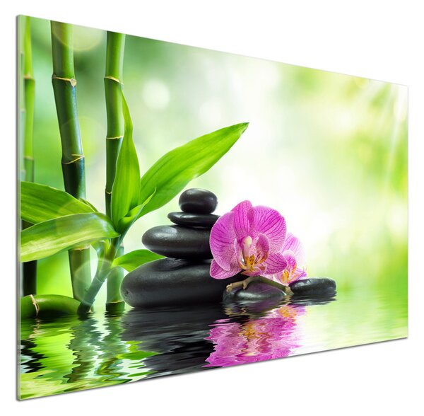 Skleněný panel do kuchynské linky Orchidej pksh-57168498