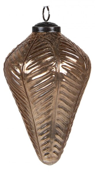 Vánoční cetka hnědá 7*10 cm – 7x10 cm