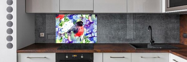 Panel do kuchyně Pták a květiny pksh-57455538