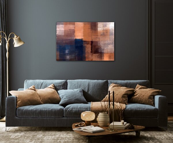 Impresi Obraz Kresba abstraktní obdélníky - 60 x 40 cm