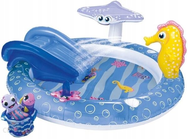 Nafukovací bazén Playtive modrý kulatý 160 l