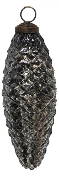 Vánoční cetka černá 6*17 cm – 6x17 cm