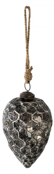 Vánoční cetka černá 9*15 cm – 9x15 cm