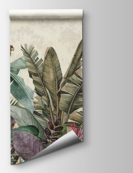 Fototapeta Skupina ptáků a rostlin, Designové fototapety na zeď, Populární fototapety, u96144 - Tapeko.co.cz