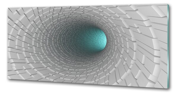 Skleněný panel do kuchynské linky Tunel 3D pksh-57665681