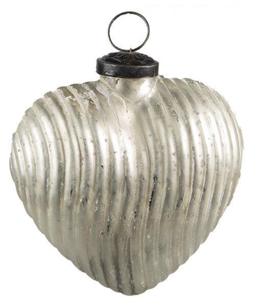 Vánoční cetka stříbrná 11*5*12 cm – 11x5x12 cm