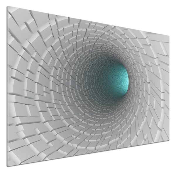 Skleněný panel do kuchynské linky Tunel 3D pksh-57665681
