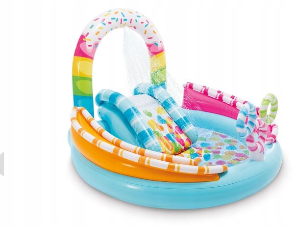 Nafukovací bazén vodní centrum Candy Fun s klouzačkou Intex 57144