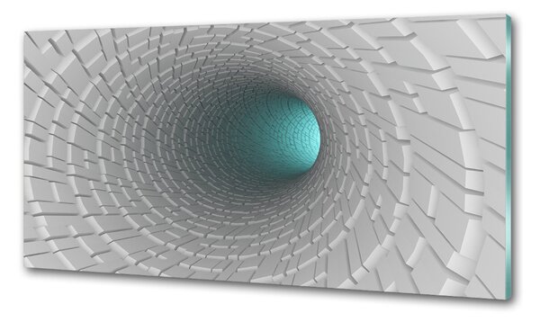 Skleněný panel do kuchynské linky Tunel 3D pksh-57665681