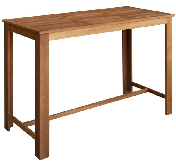 Barový stůl z masivního akáciového dřeva 120 x 60 x 105 cm