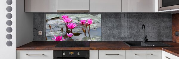 Dekorační panel sklo Květ lotosu pksh-57976414