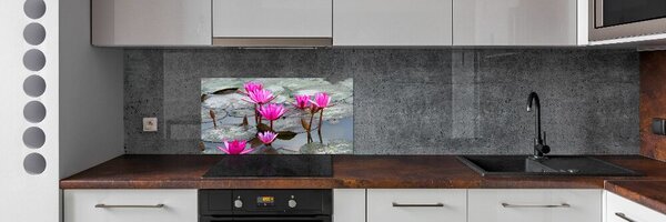 Dekorační panel sklo Květ lotosu pksh-57976414